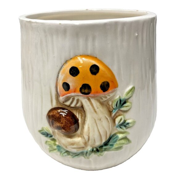 Vintage Merry Mushroom Canister Replacement NO LID Sears 1978 Japan Medium 4” - Picture 3 of 8